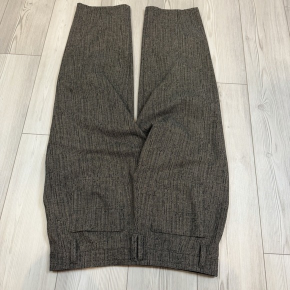 Democracy Ab Solution Skyrise Ponte Patched Pants Peanut Butter Black Size 16 - Picture 7 of 11